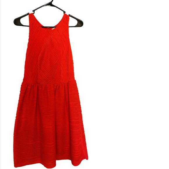 Anthropologie Bordeaux Orange Dress - Picture 1 of 2